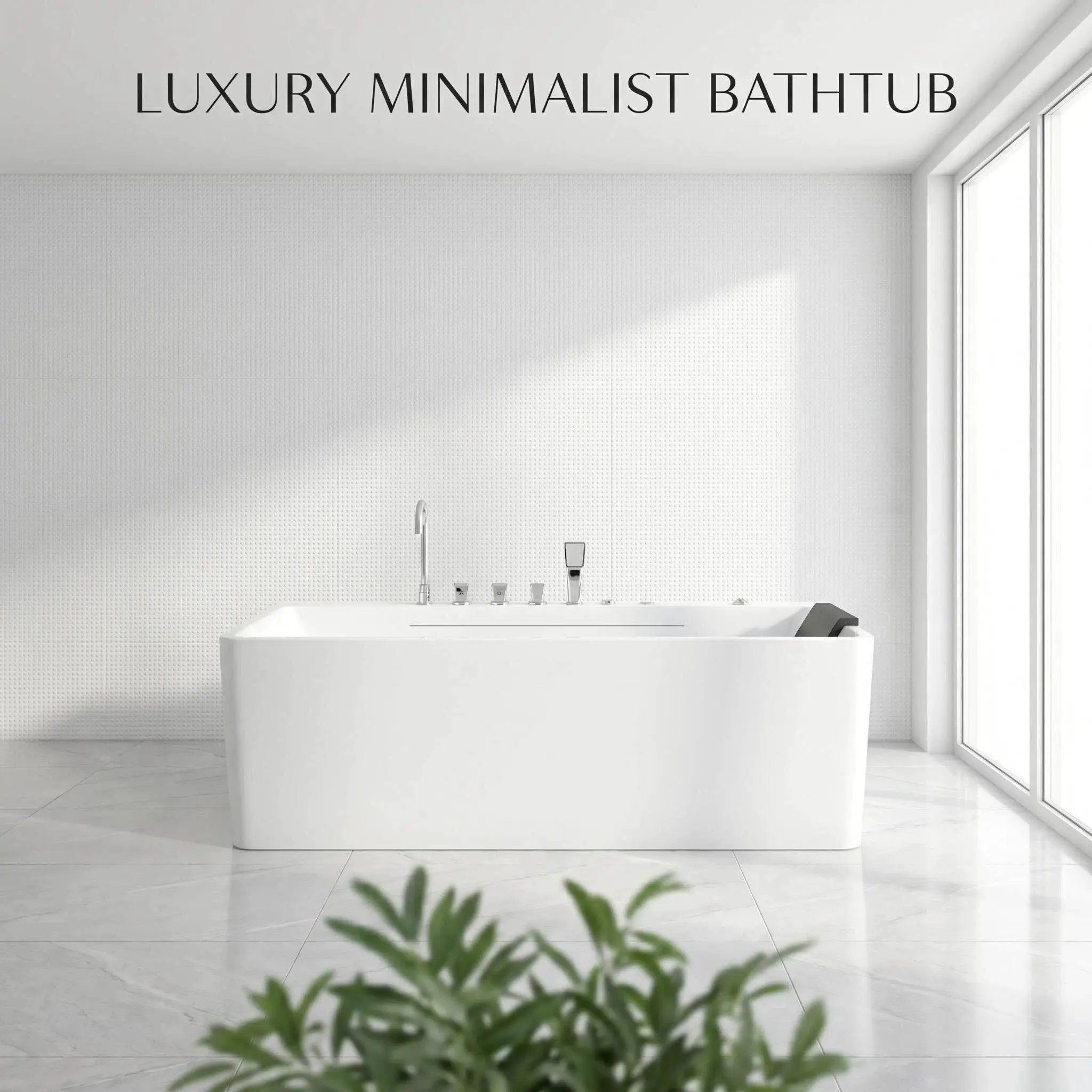 67-Inch Single-Person Luxury Whirlpool Bathtub by HouseOfZazla