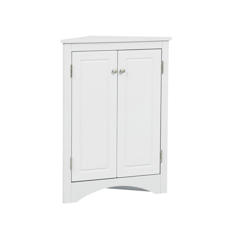Triangle Bathroom Storage Cabinet With Adjustable Shelves, Freestanding Floor Cabinet For Home Kitchen by HouseOfZazla