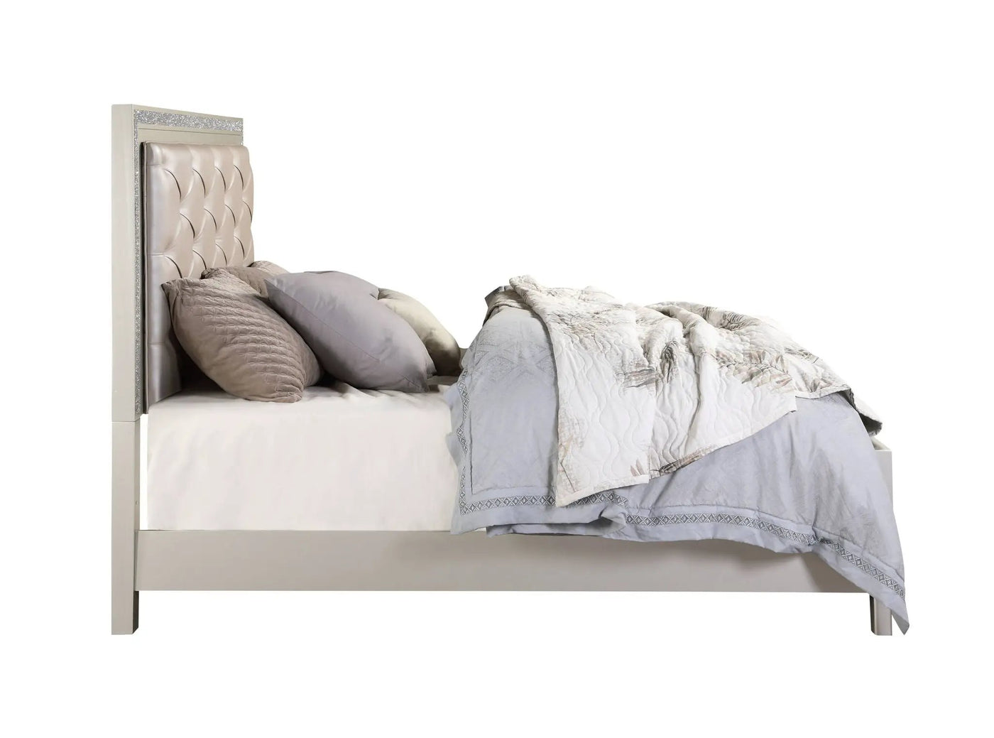Sliverfluff - Bed With LED by Unique Piece Furniture