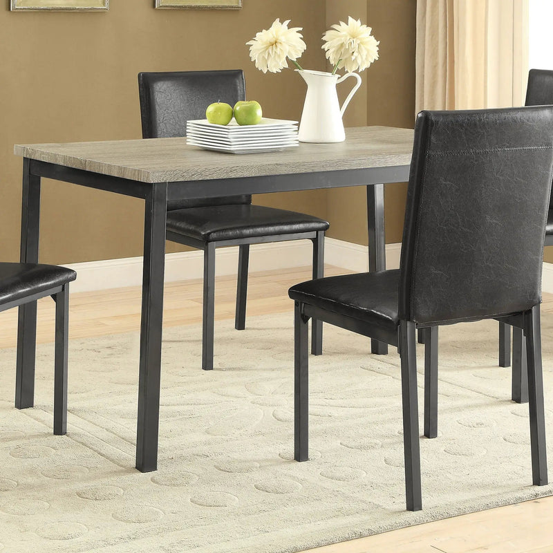 Garza Rectangular 48-inch Engineered Wood Dining Table Grey by Unique Piece Furniture