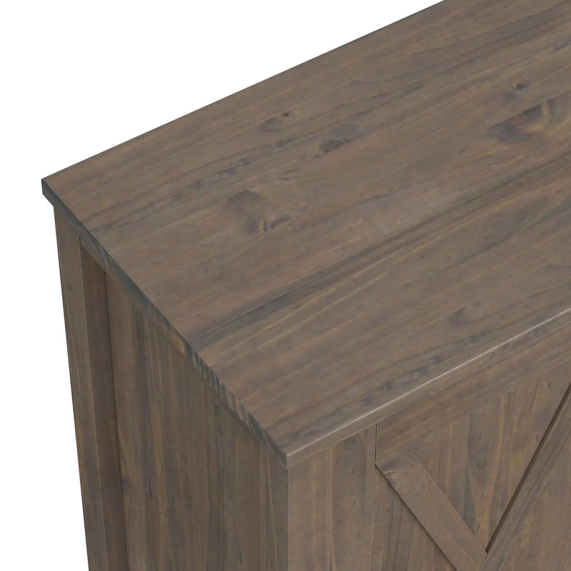 Ela - Low Storage Cabinet - Smoky Brown by HouseOfZazla
