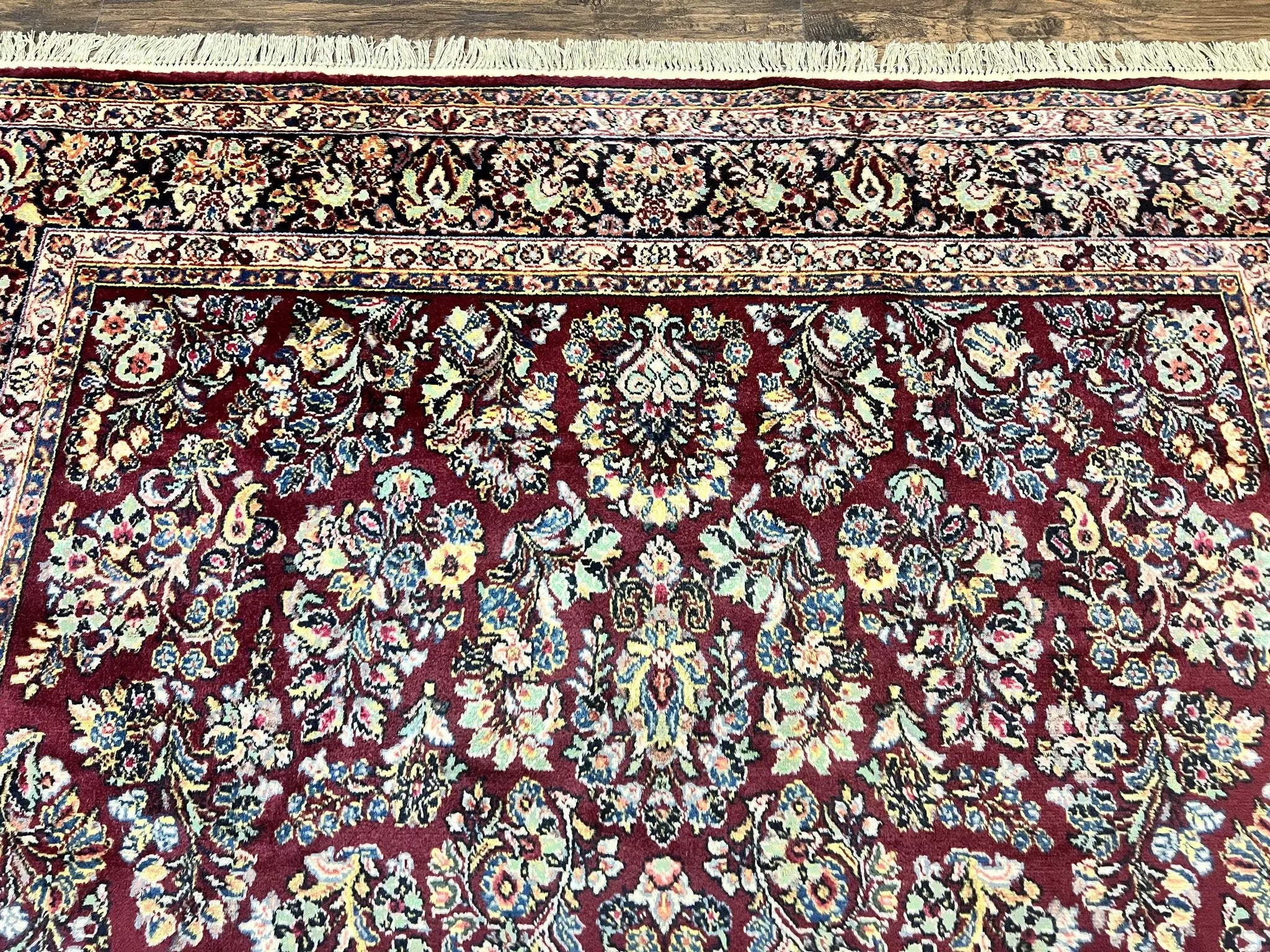 Karastan Rug 9x12 Red Sarouk #785, Wool Karastan Carpet, Discontinued Vintage, Original 700 Series, Karastan Area Rug by Jewel Rugs