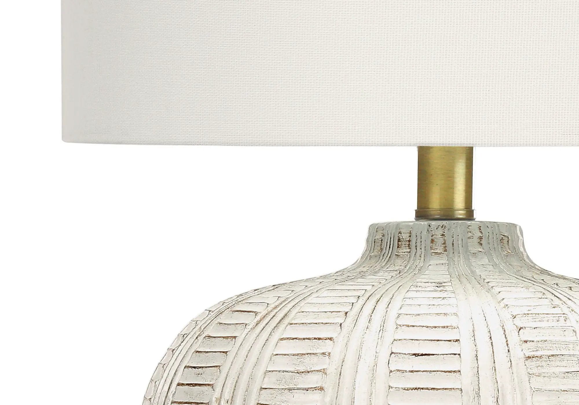 Transitional Lighting, Table Lamp, Resin - Cream by Unique Piece Furniture