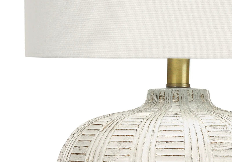 Transitional Lighting, Table Lamp, Resin - Cream by Unique Piece Furniture