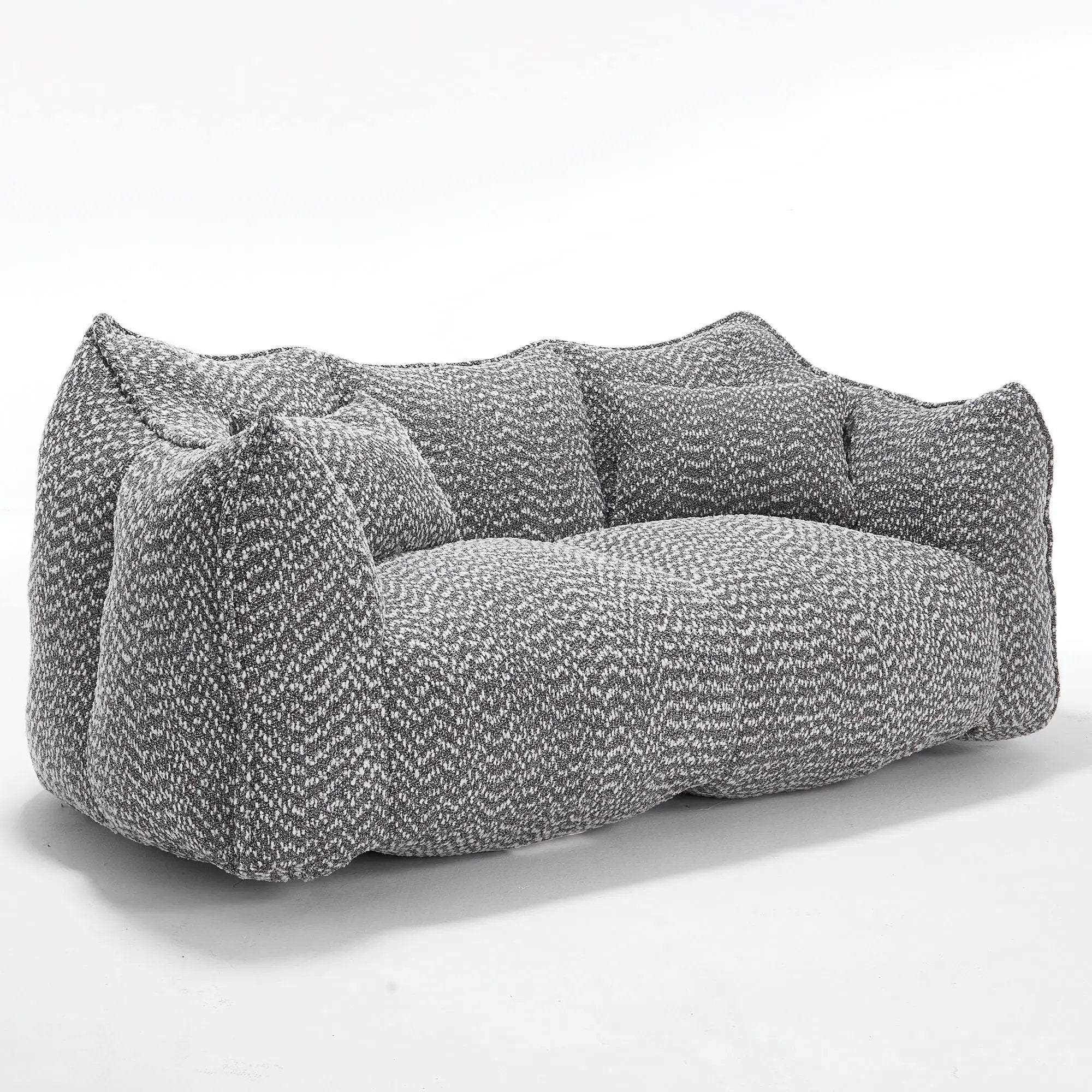 Comfortable Dual Beanbag Chair With High Resilience Foam Core For 2 People by HouseOfZazla