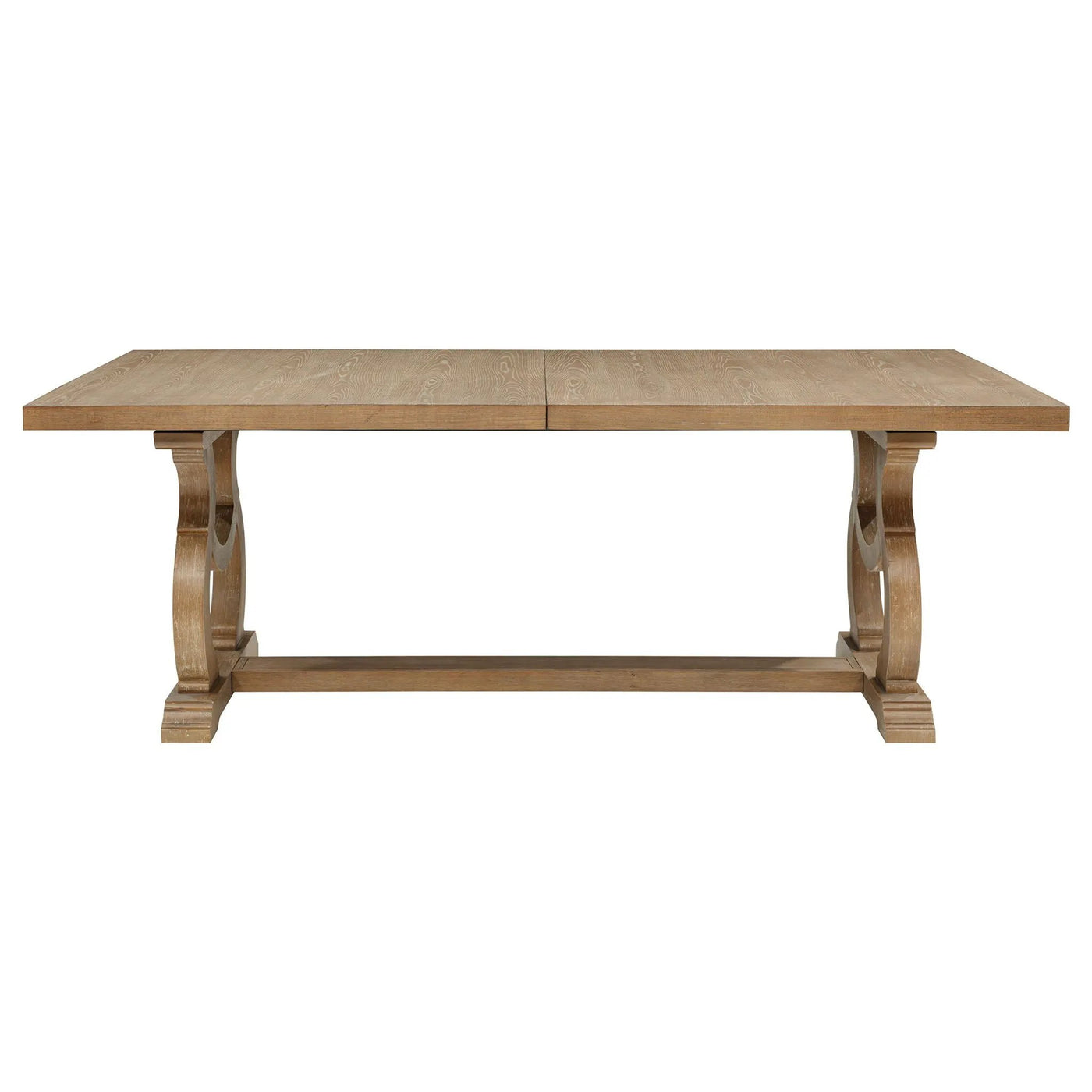 Fremont - Trestle Rectangular Dining Table With Removable Leaf by HouseOfZazla