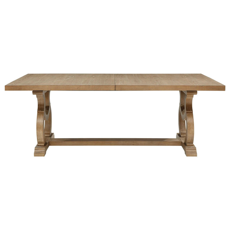 Fremont - Trestle Rectangular Dining Table With Removable Leaf