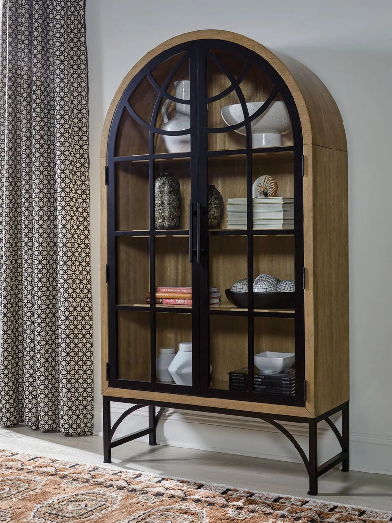 Gwenwich - Accent Cabinet - Natural / Black by Unique Piece Furniture