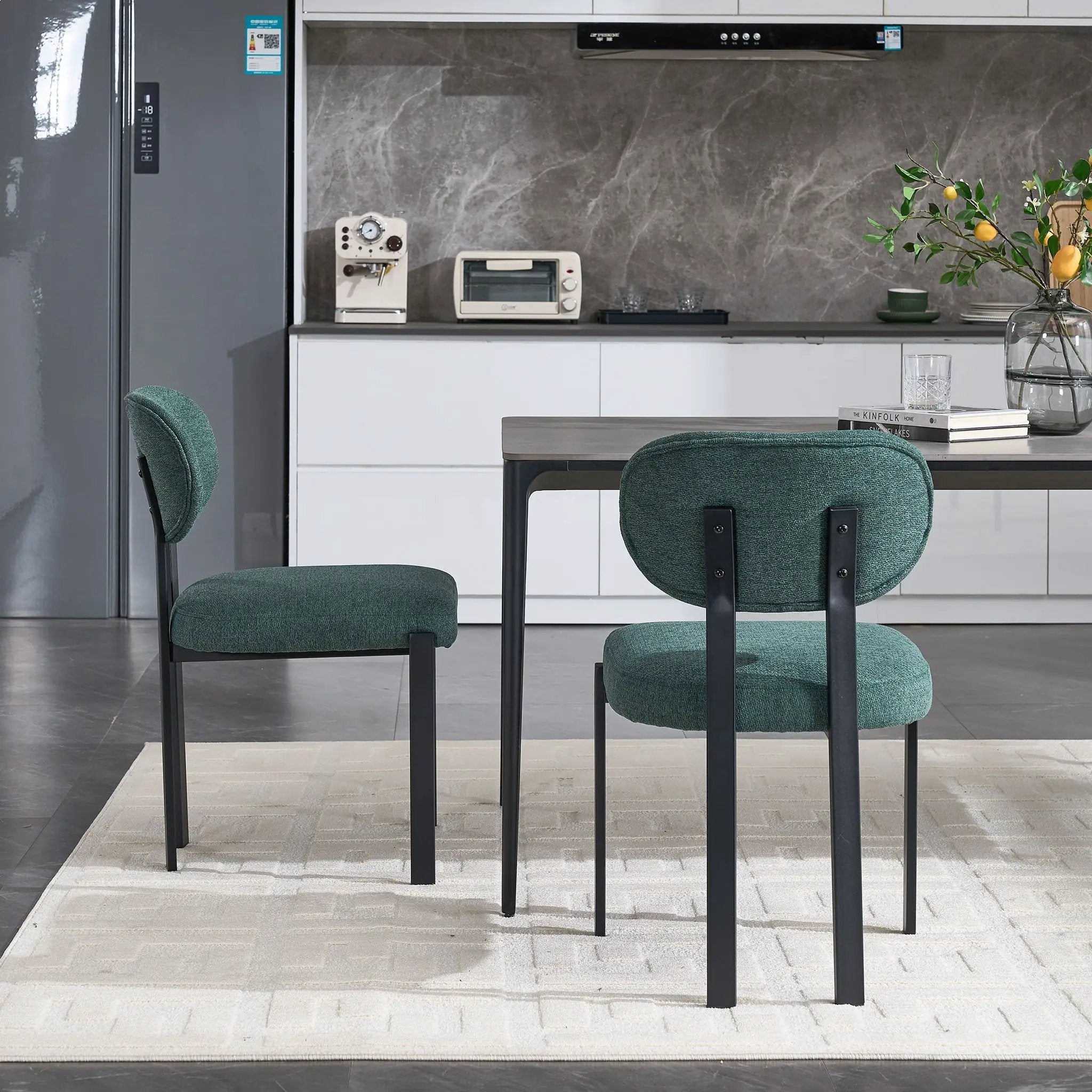 Dining Armless Chairs (Set of 2) by Unique Piece Furniture