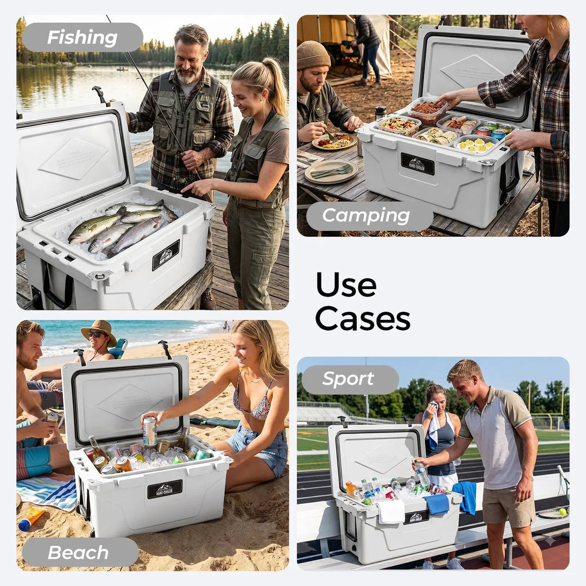 65QT Portable Insulated Cooler Box by HouseOfZazla