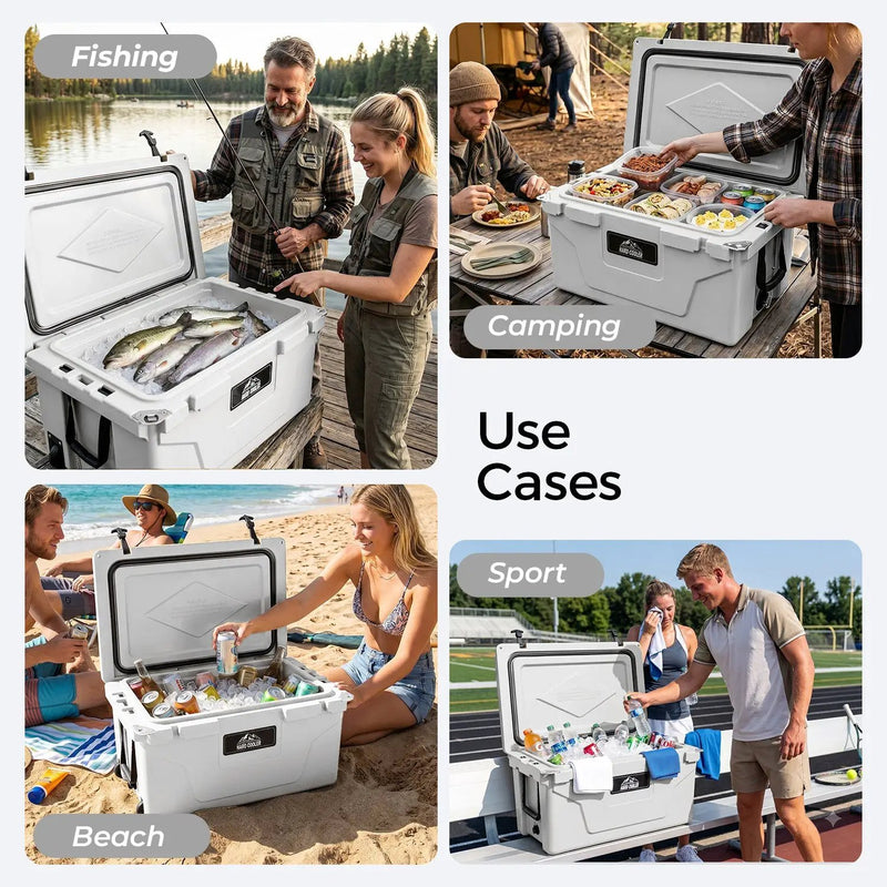 65QT Portable Insulated Cooler Box by HouseOfZazla