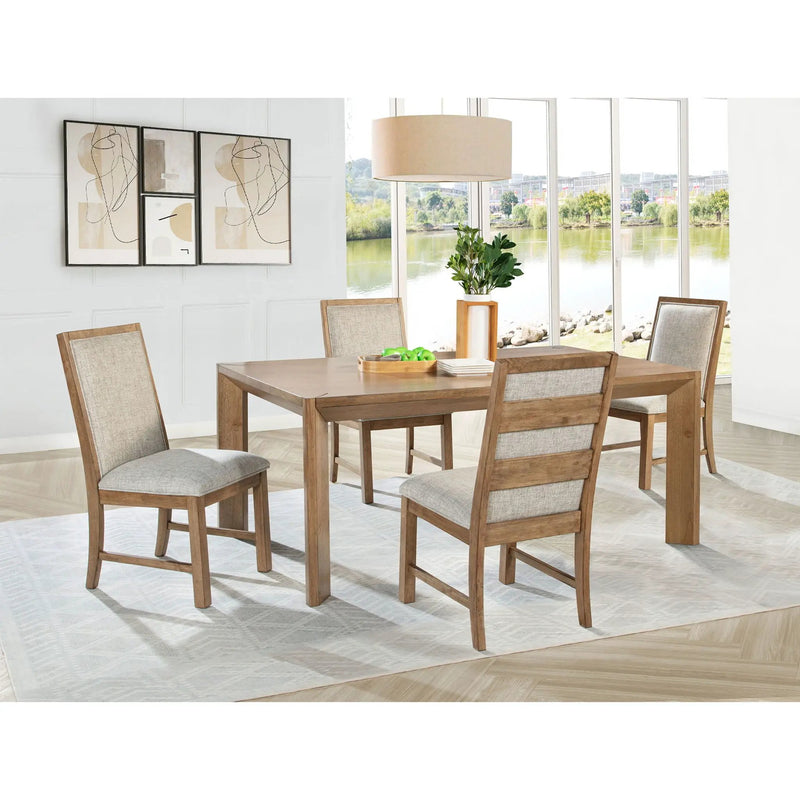 Rectangular Dining Set With Angular Legs by HouseOfZazla