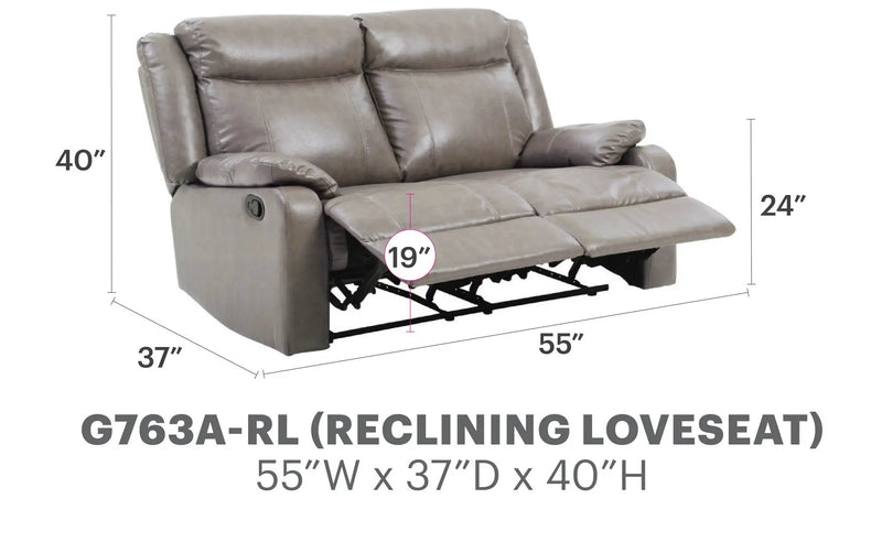 Stylish Reclining Loveseat For Two by HouseOfZazla