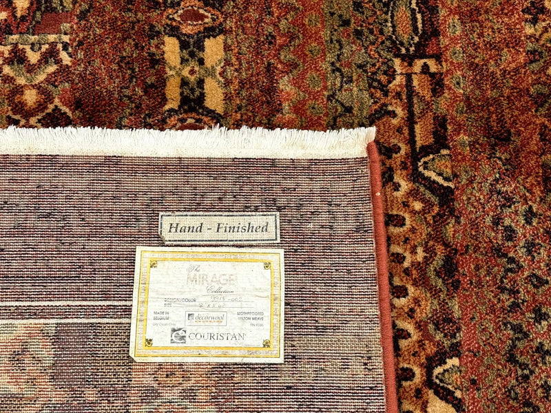 Couristan Rug 8x11 Brown Contemporary Wool Belgium Power Loomed Carpet by Jewel Rugs