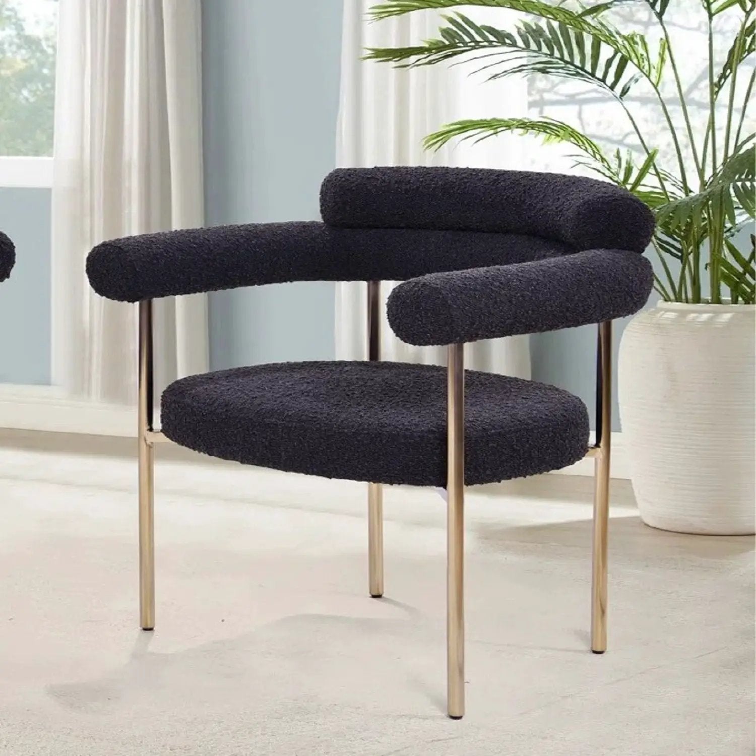 Upholstered Accent Dining Chairs With Armrests (Set of 2) by Unique Piece Furniture