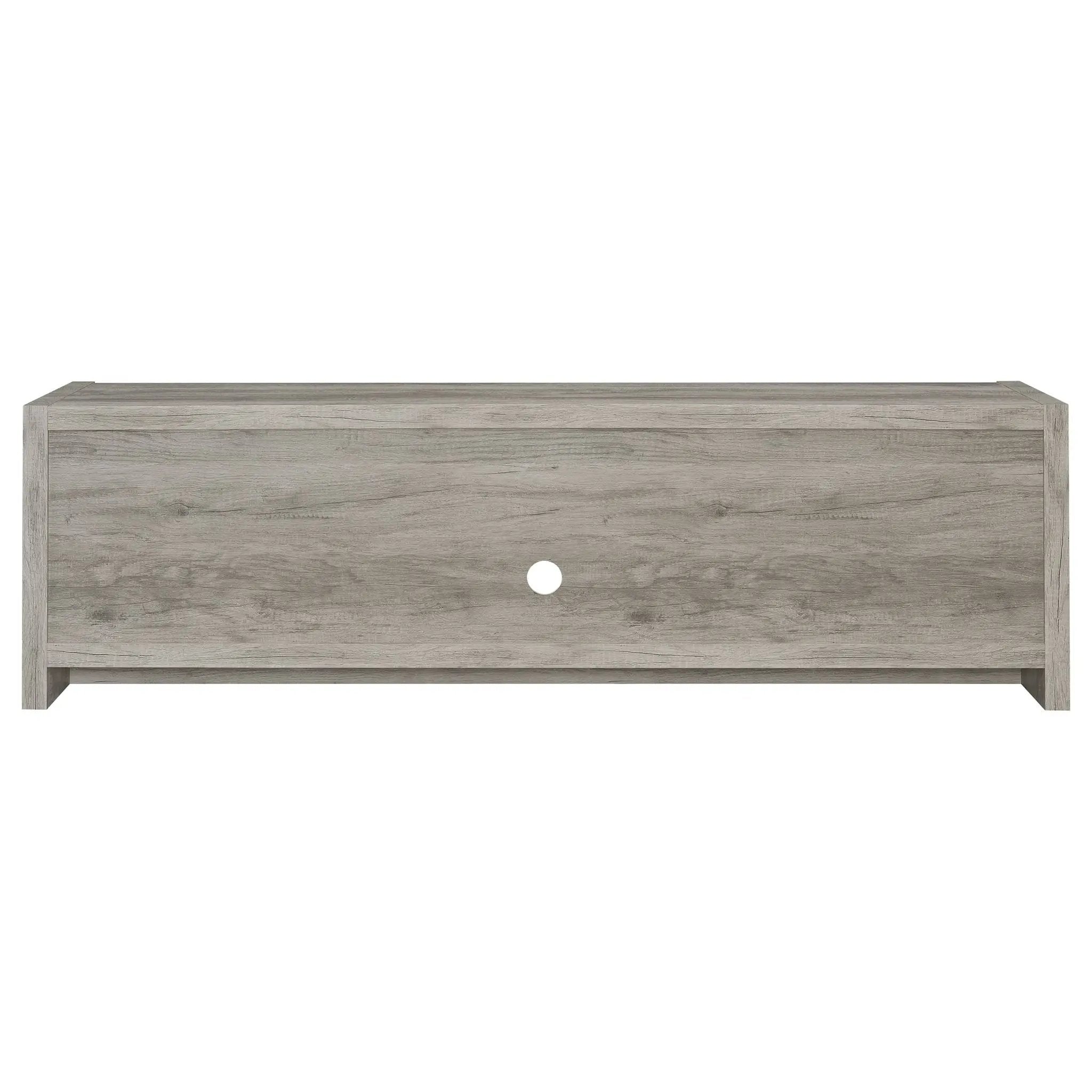 Conifer - TV Stand With Adjustable Shelves - Gray by HouseOfZazla
