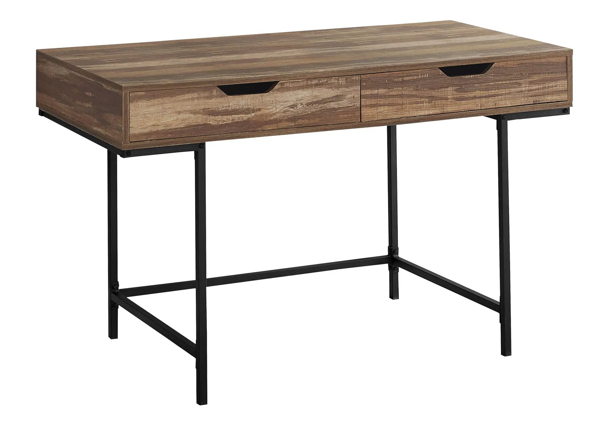 Computer Desk For Home Office, Laptop, Storage Drawers, Contemporary & Modern by HouseOfZazla
