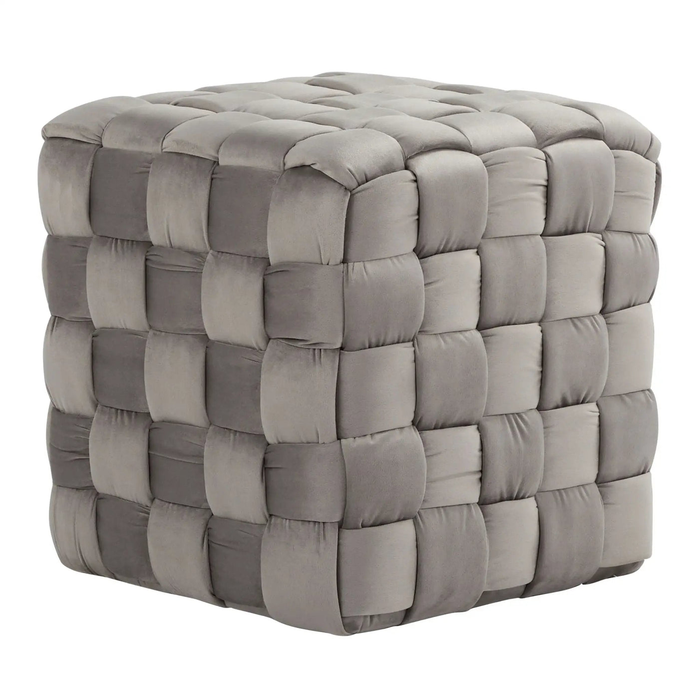 Square Braided Ottoman - by HouseOfZazla