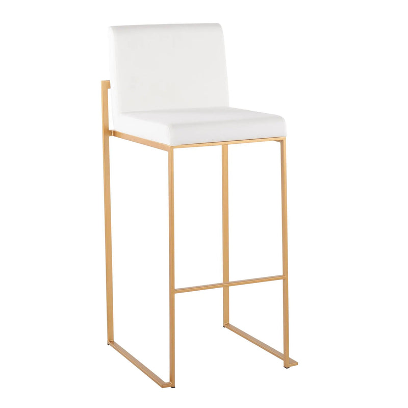 Fuji - Contemporary Design High Back Barstool by Unique Piece Furniture