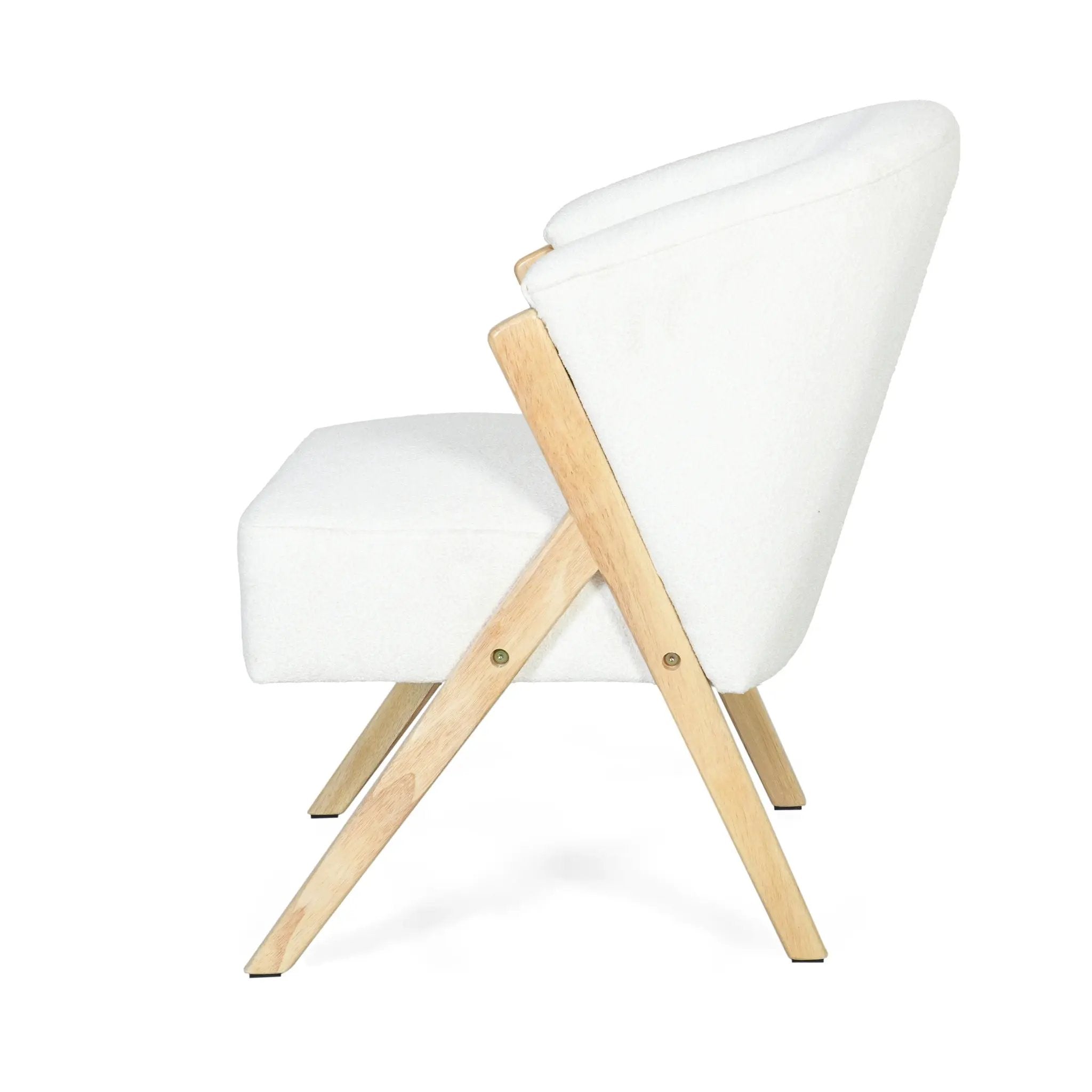 Modern Accent Chair with Polyester Upholstery and Minimalist Lounge Design by HouseOfZazla