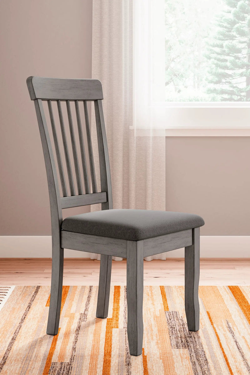 Shullden - Dining Room Side Chair (Set of 2) - Gray by Unique Piece Furniture