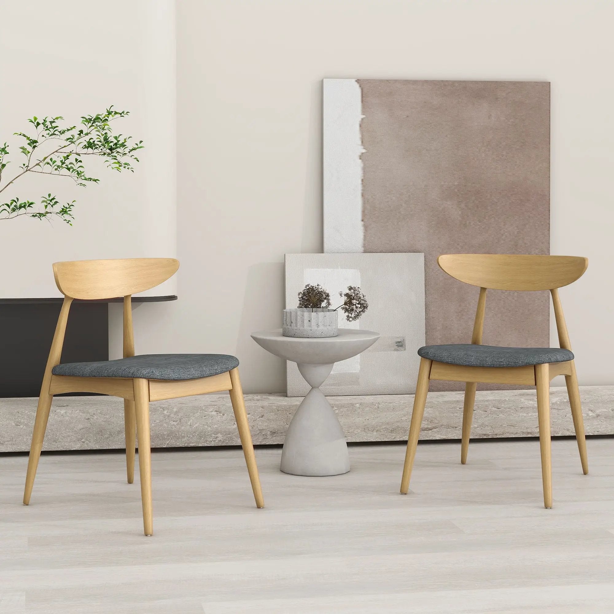 Ergonomic Back Dining Chairs (Set of 2) by HouseOfZazla