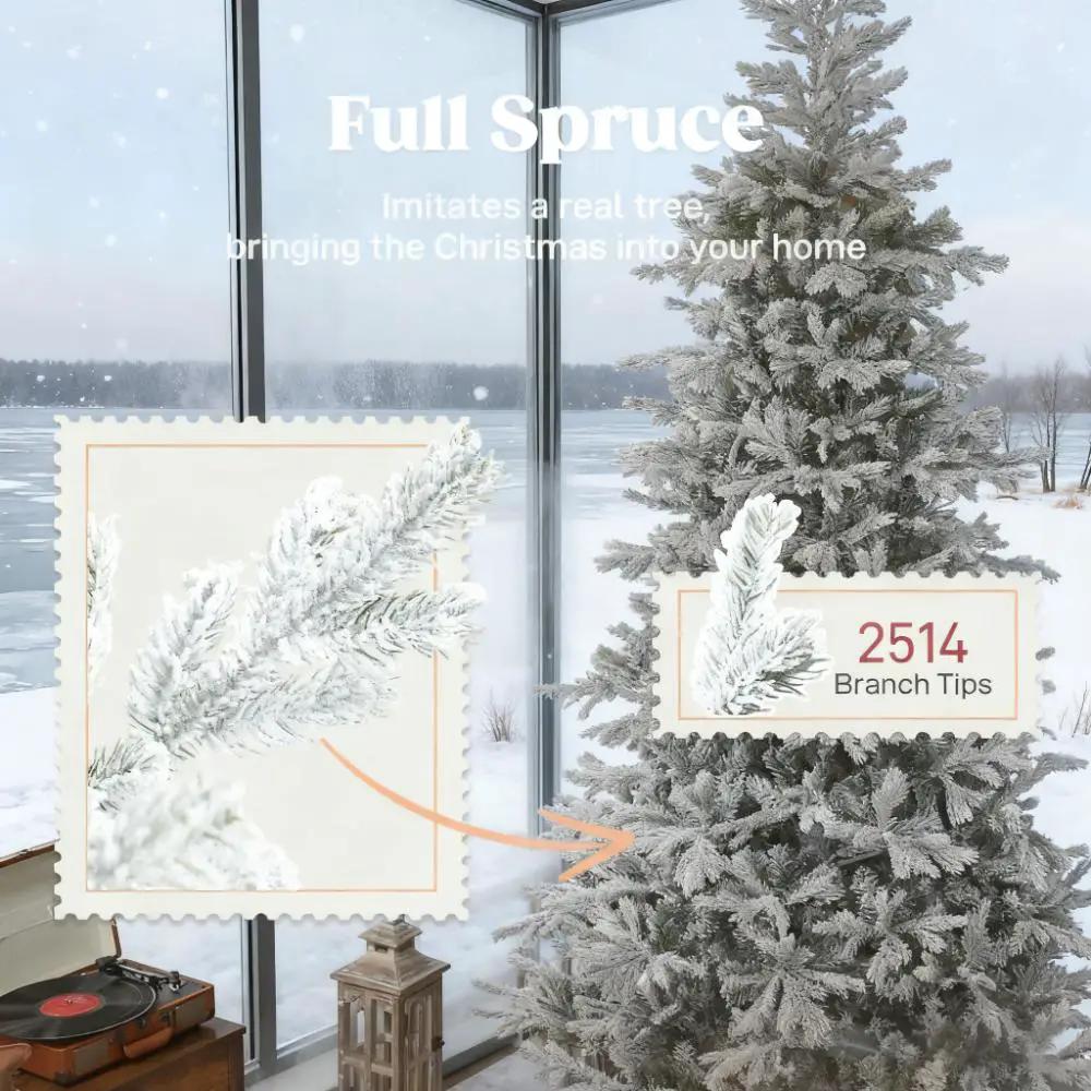 9 Ft Artificial Christmas Tree With Realistic Branches by HouseOfZazla