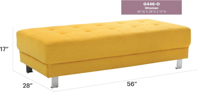 Contemporary Ottoman For Living Rooms by Unique Piece Furniture