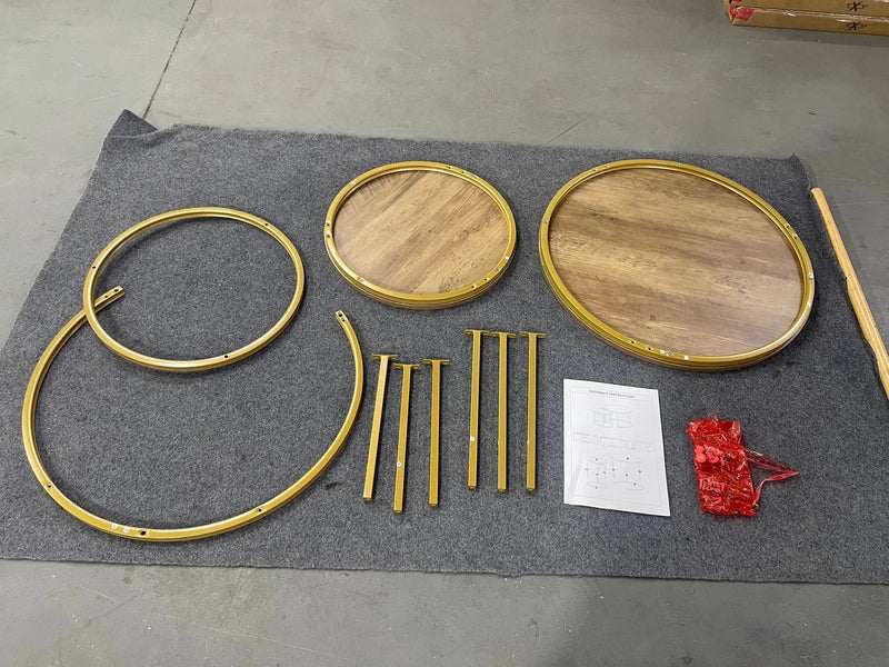 27.6in Nesting Coffee Table Set of 2 by HouseOfZazla