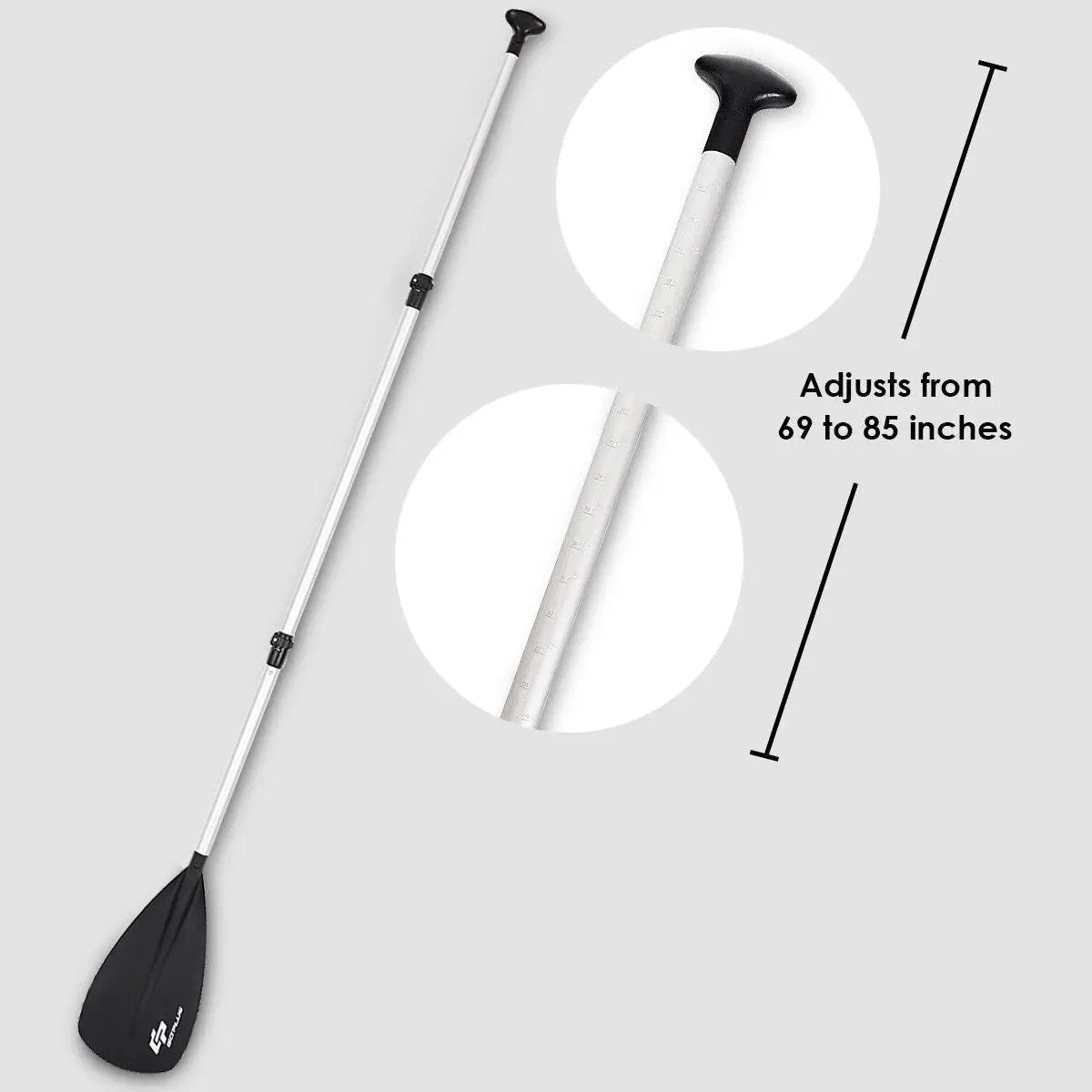 Adjustable 3-Piece Aluminum Alloy Stand Up Paddle by DirectDeals
