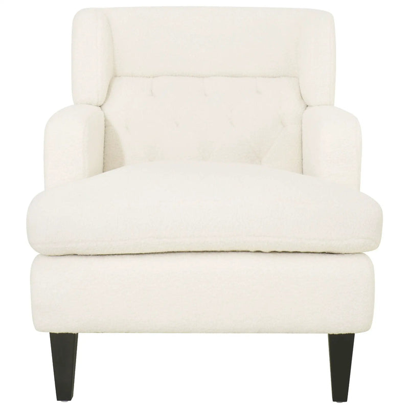Upholstered Accent Chair Tufted Armchair For Living Room And Bedroom by Unique Piece Furniture