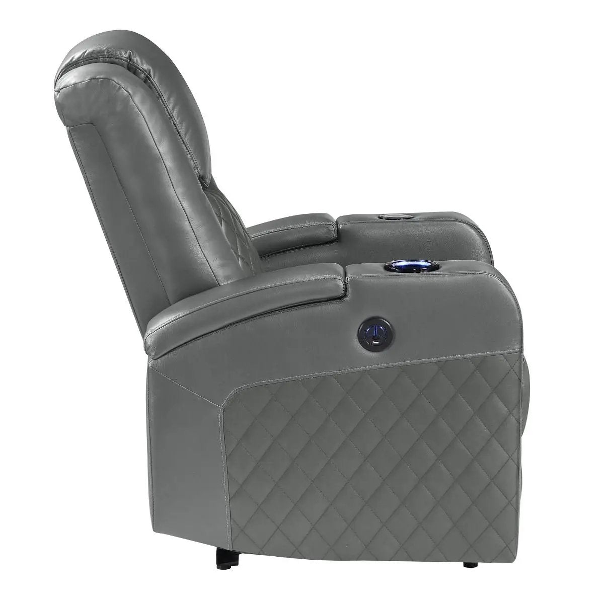 Alair - Power Motion Recliner With Bluetooth, Wireless Charger & Cupholder by Unique Piece Furniture
