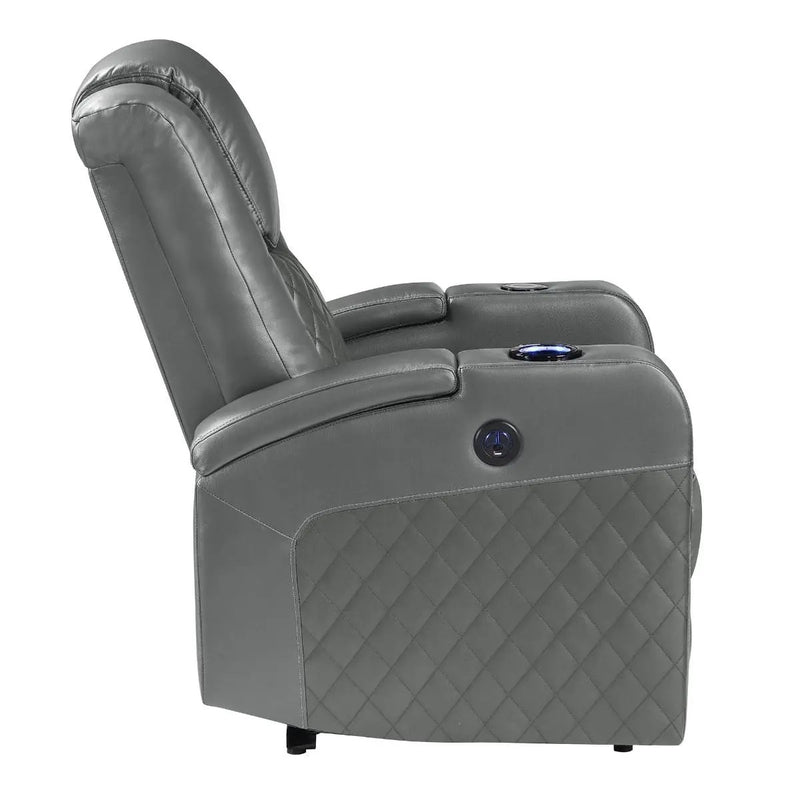 Alair - Power Motion Recliner With Bluetooth, Wireless Charger & Cupholder by Unique Piece Furniture
