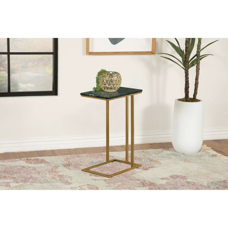 Encina - C-Shaped Sofa Side Table by HouseOfZazla