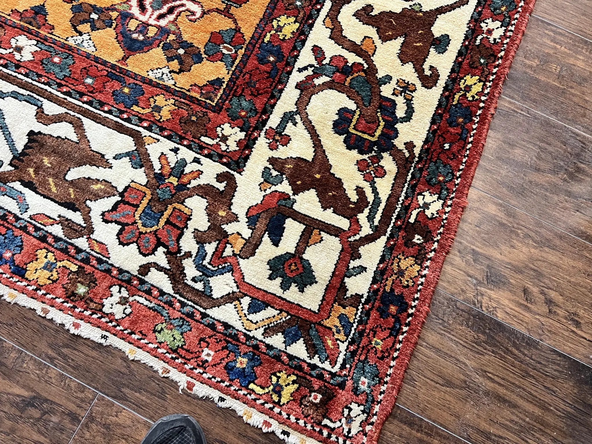 Antique Persian Bakhtiari Rug 14x19 – Rare Palace Size Carpet by Jewel Rugs