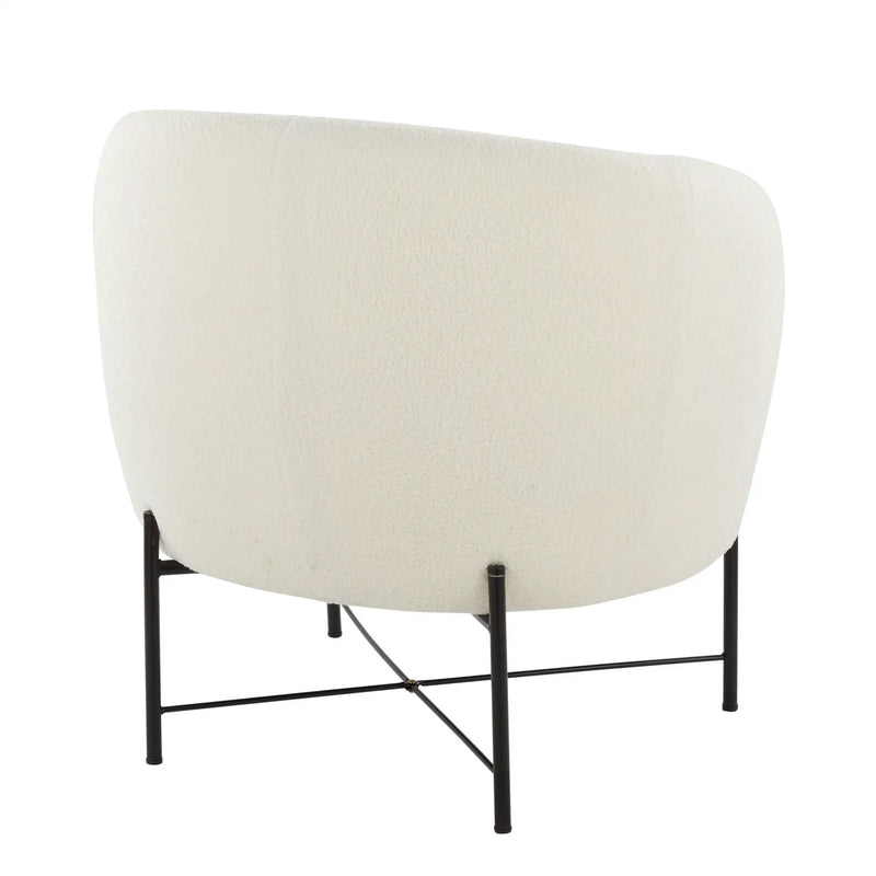 Chloe - Contemporary Chair - Black / White by HouseOfZazla