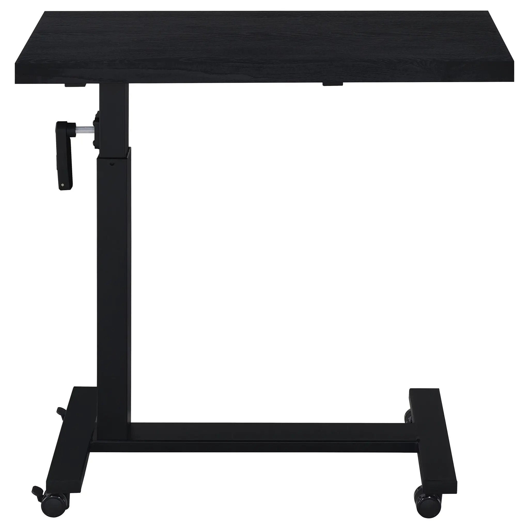 Westpark Height Adjustable Mobile Bedroom C-Table Black by Unique Piece Furniture