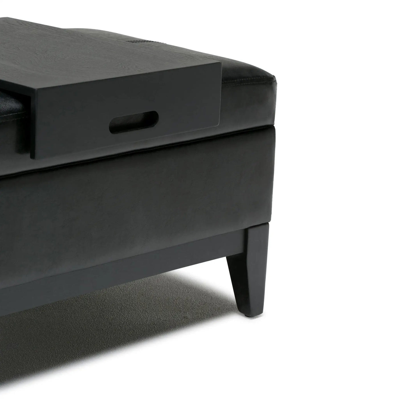 Oregon - Contemporary Storage Ottoman Bench With Tray by Unique Piece Furniture