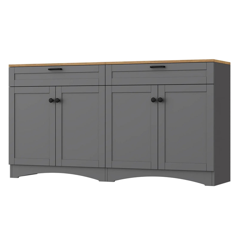 On-Trend Farmhouse TV Stand with 2 Drawers for TVs Up to 70" by HouseOfZazla