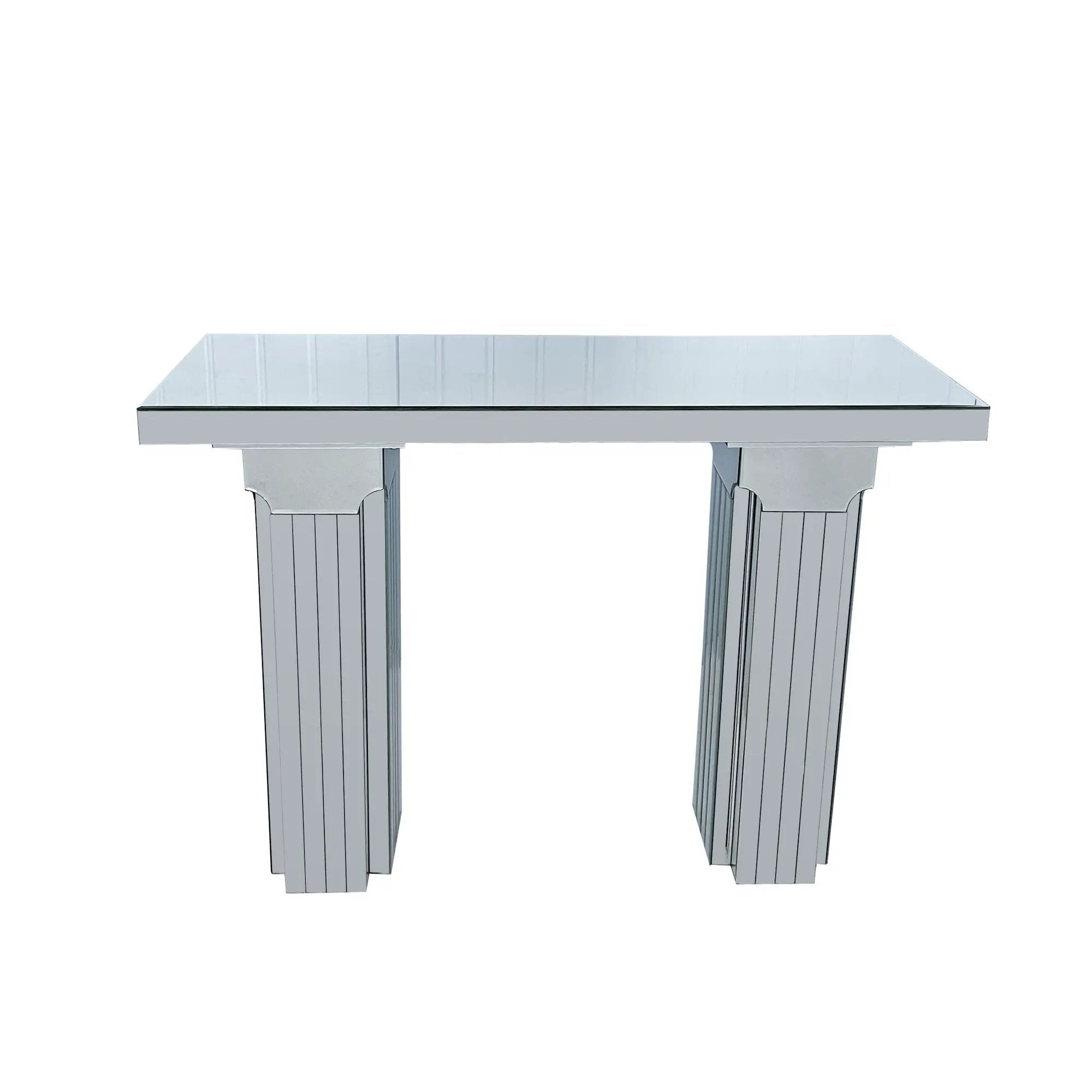 Mirrored Console Table Wide Bling by HouseOfZazla