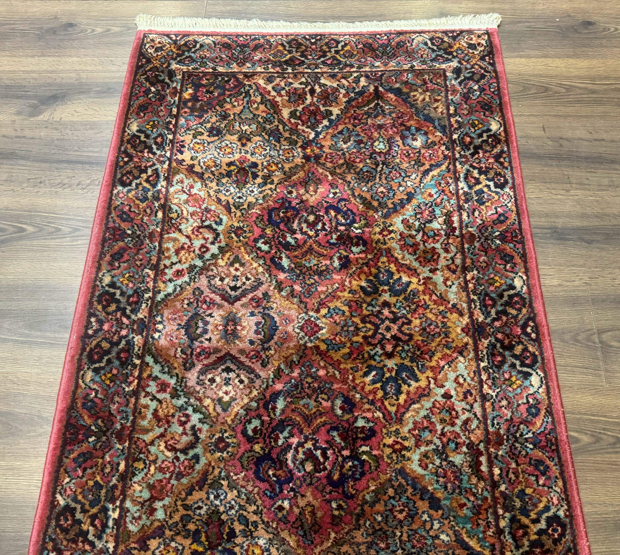 3x5 Karastan Multicolor Panel Kirman Rug #717, Wool Original 700 Series by Jewel Rugs