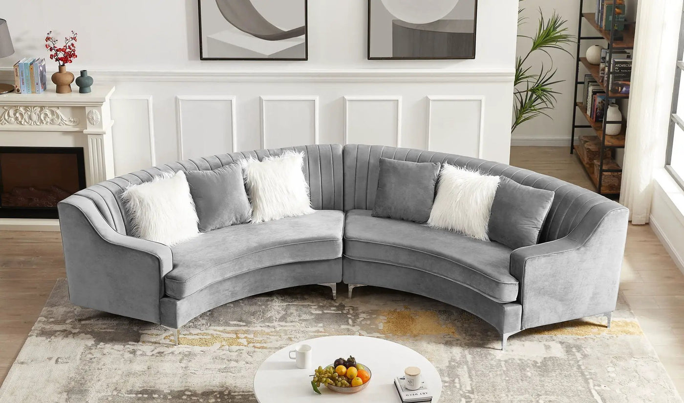 Curved Sofa by HouseOfZazla