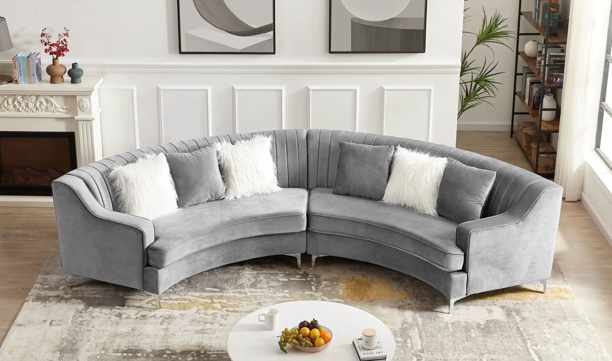 Curved Sofa by HouseOfZazla