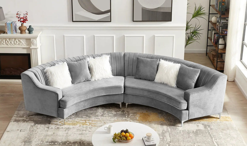 Curved Sofa by HouseOfZazla