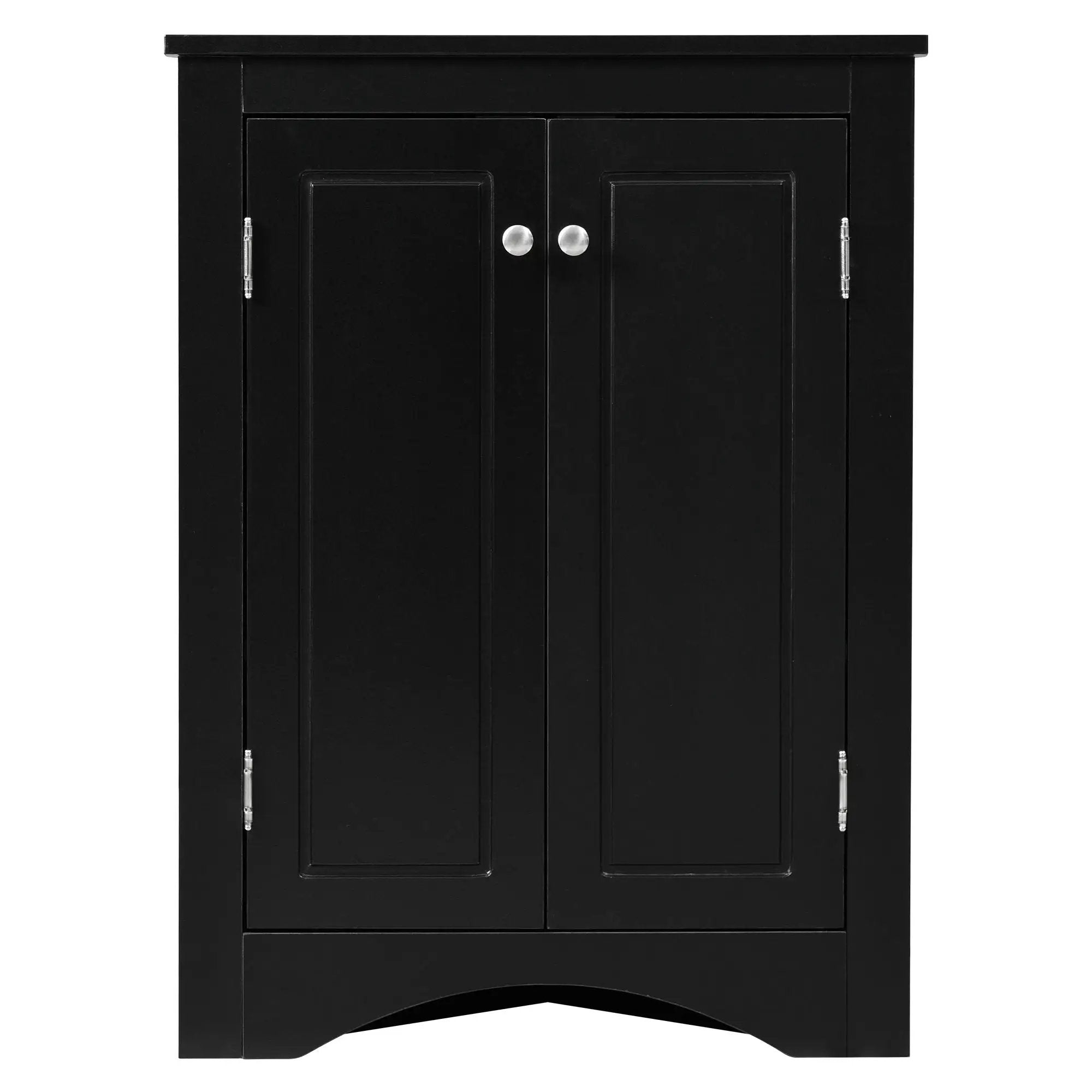 Triangle Bathroom Storage Cabinet With Adjustable Shelves, Freestanding Floor Cabinet For Home Kitchen by HouseOfZazla