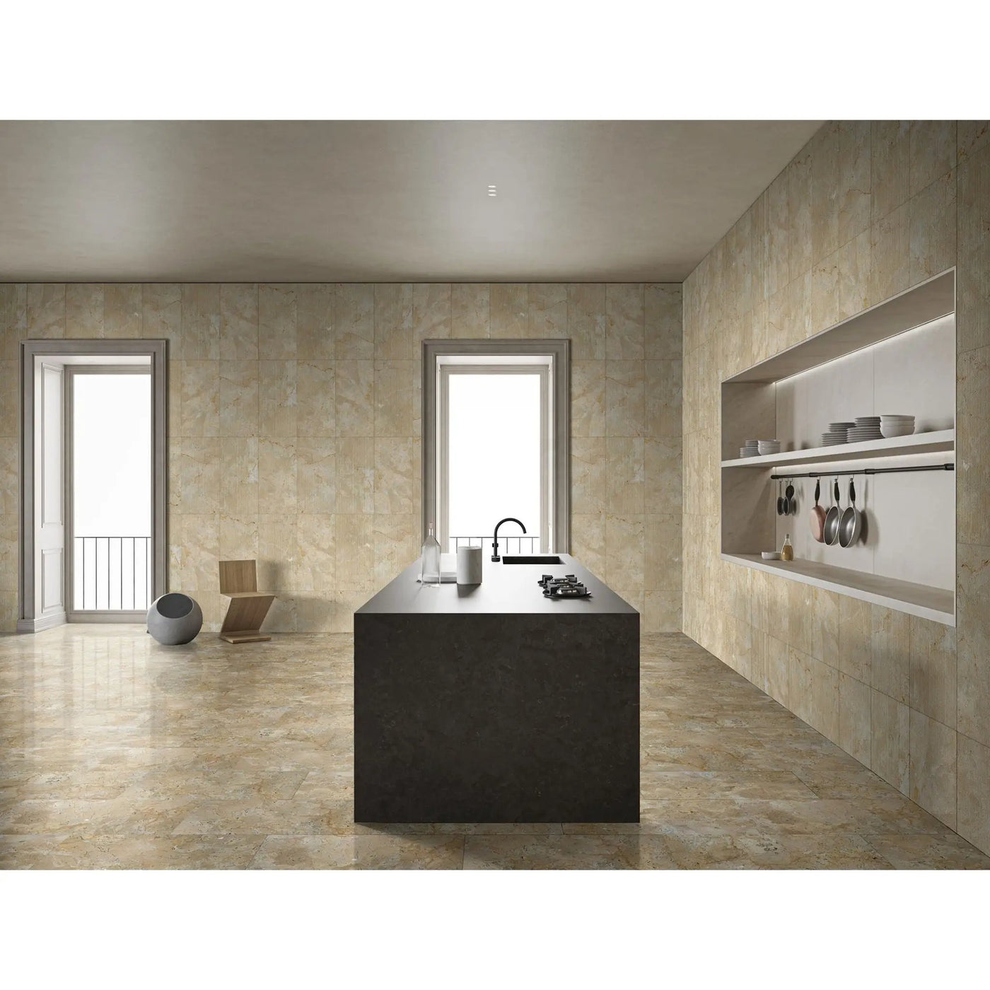 Textured Finished, 3D Tiles For Wall Decoration (Set of 4) by HouseOfZazla