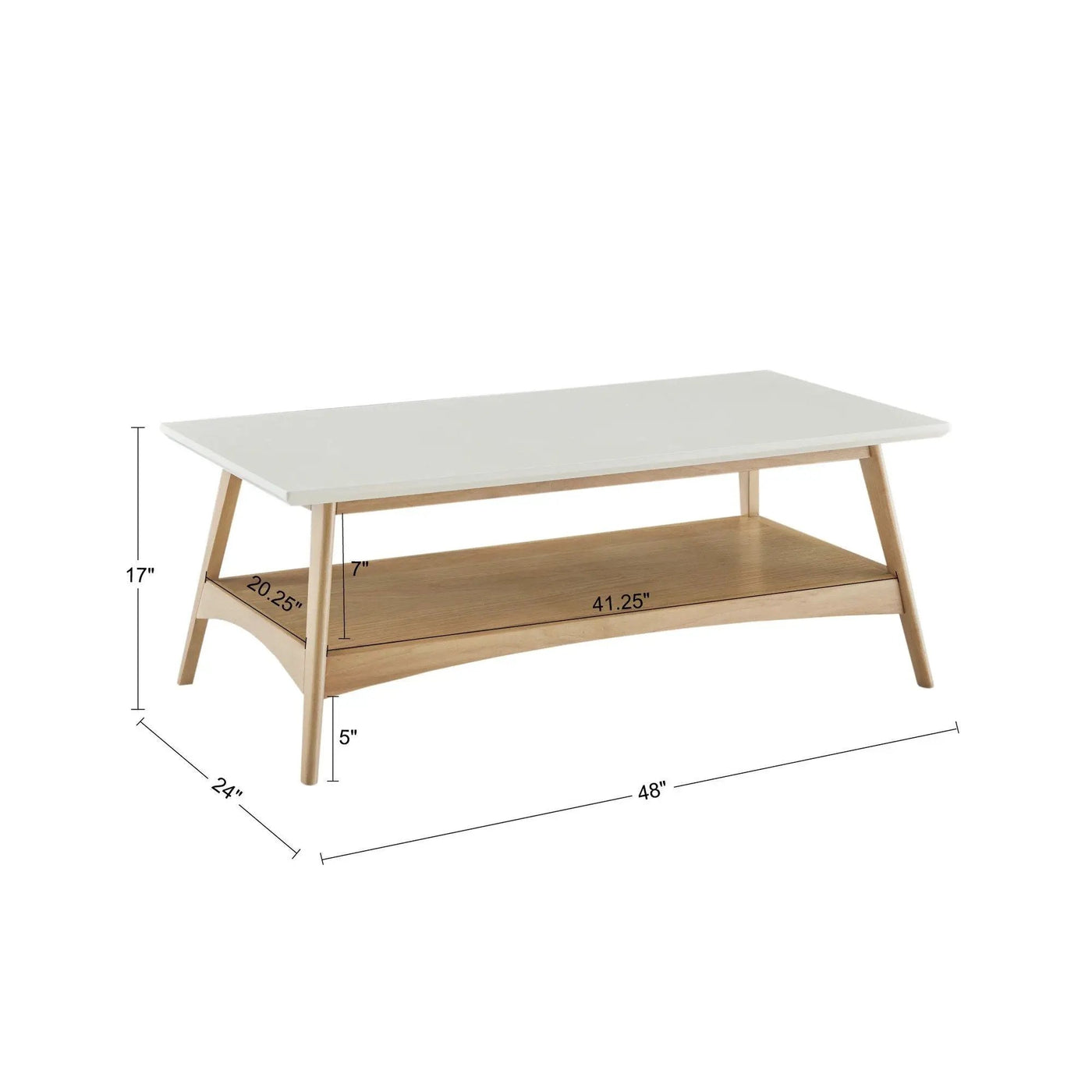 Modern Table With Extra Storage by Unique Piece Furniture