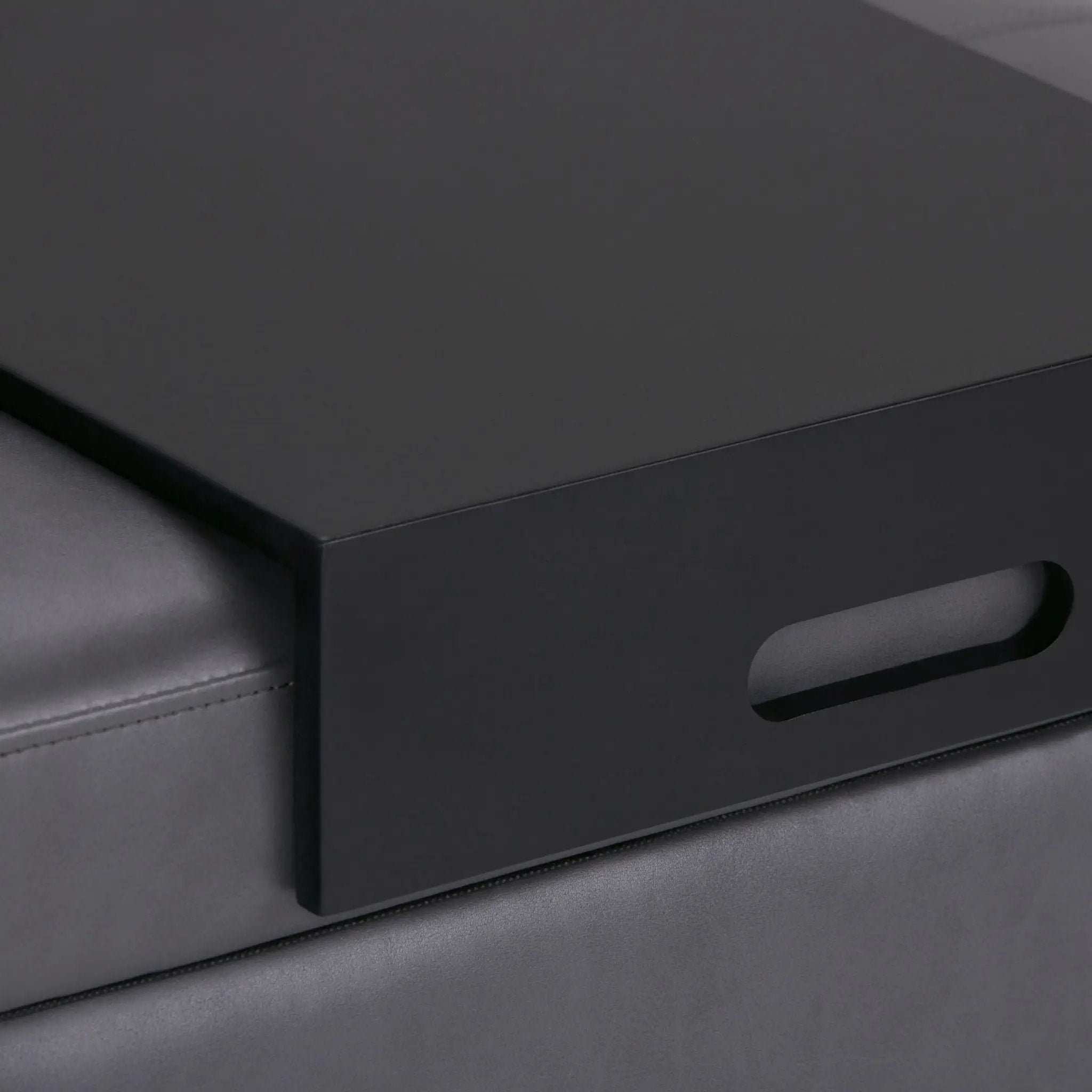 Oregon - Contemporary Storage Ottoman Bench With Tray by HouseOfZazla