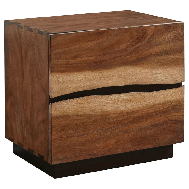 Winslow 4-piece Eastern King Bedroom Set Smokey Walnut by Unique Piece Furniture