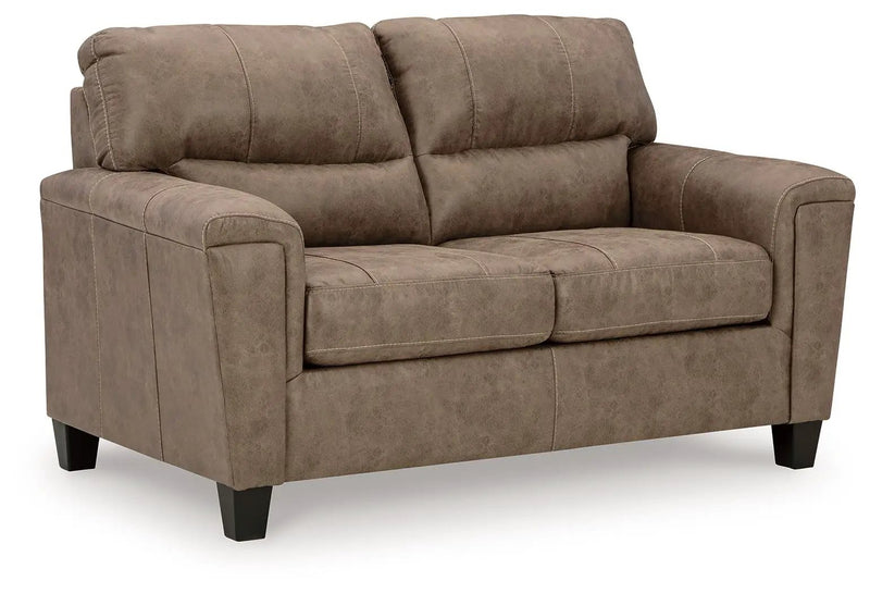 Navi - Loveseat - Fossil by Unique Piece Furniture